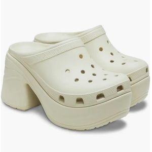 Nwob Crocs Siren platform clog shoes